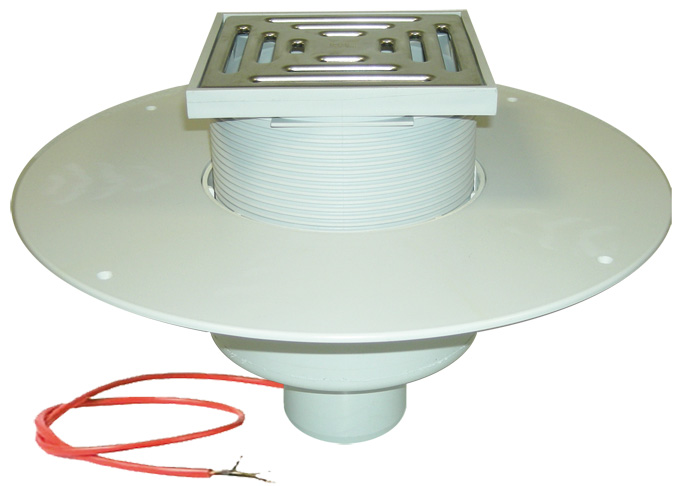 HL62.1BP/5 Krovni slivnik 1 HL62.1BP/5 Krovni slivnik – Krovni slivnik DN160 s PVC-prirubnicom i grijačem (10-30W/230V). Prohodan – 148x148mm/137x137mm