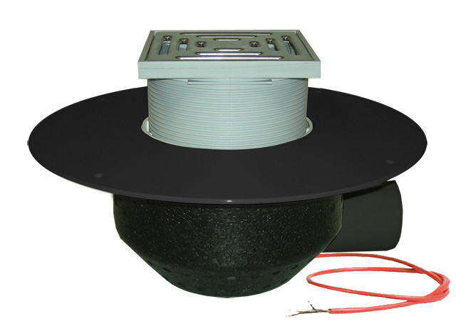 HL64.1BF/1 krovni slivnik 1 HL64.1BF/1 krovni slivnik – Krovni slivnik DN110 horizontalni sa PP prirubnicom i grijačem (10-30W/230V). Prohodan – 148x148mm / 137x…